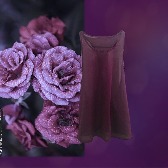 SEE VIDEO Cute Lululemon Tank in Burgundy Maroon Purple - Picture 3 of 8